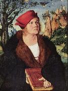 Lucas Cranach the Elder Portrat des Dr. Johannes Cuspinian painting